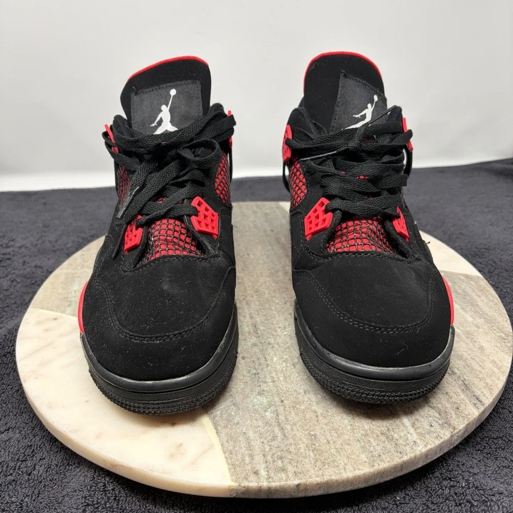 Jordan Air Jordan 4‎ Retro Red Thunder Black Crimson Mens Size 9.5 CT8527-016